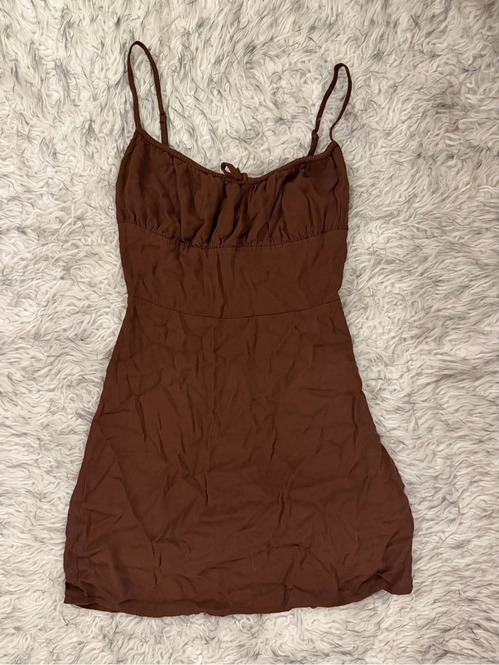 Sunday Best ‘Delilah’ Mini Dress - Cognac